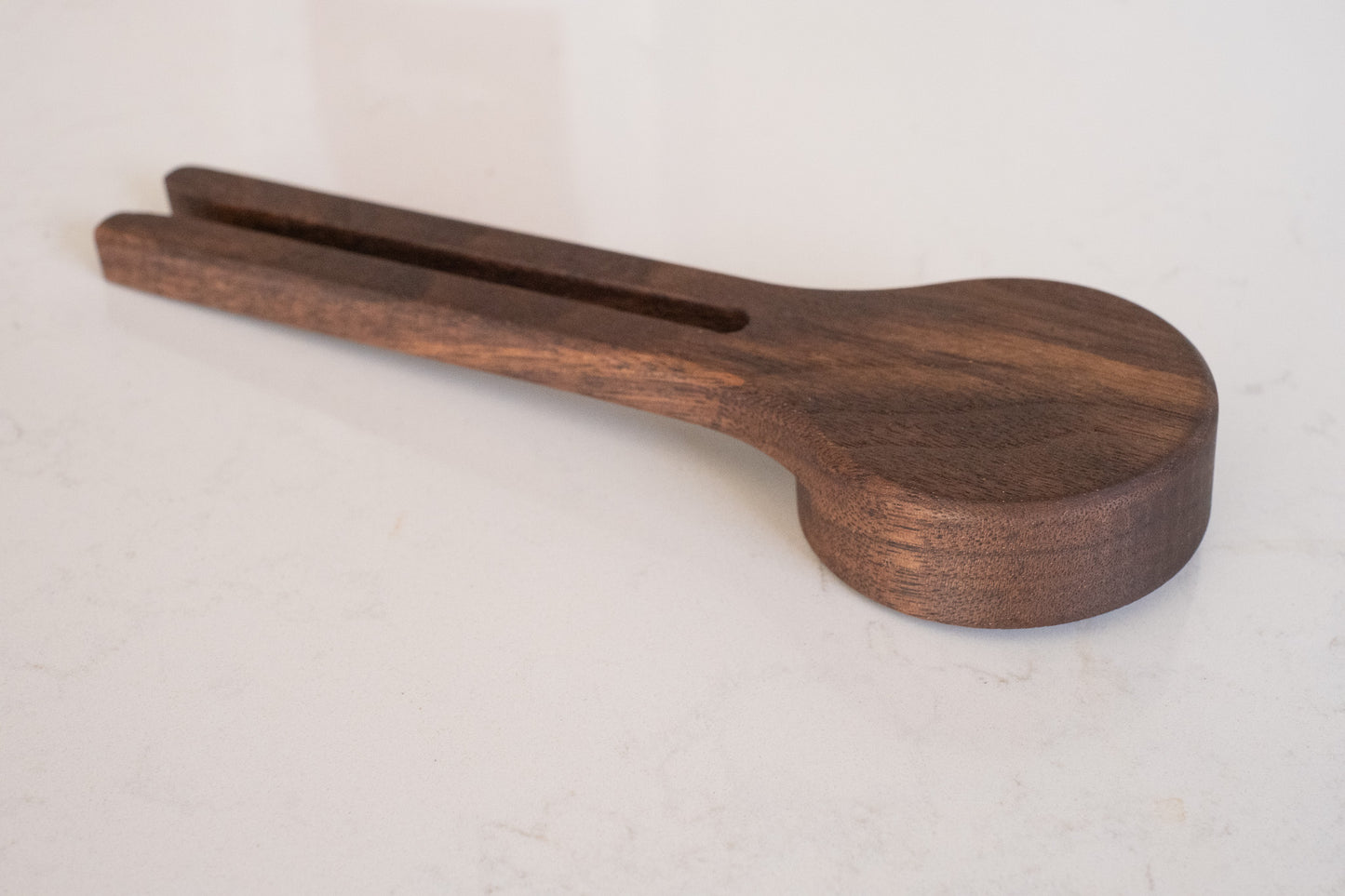 Handcrafted Coffee Scoop / Bag Clip - Solid Walnut