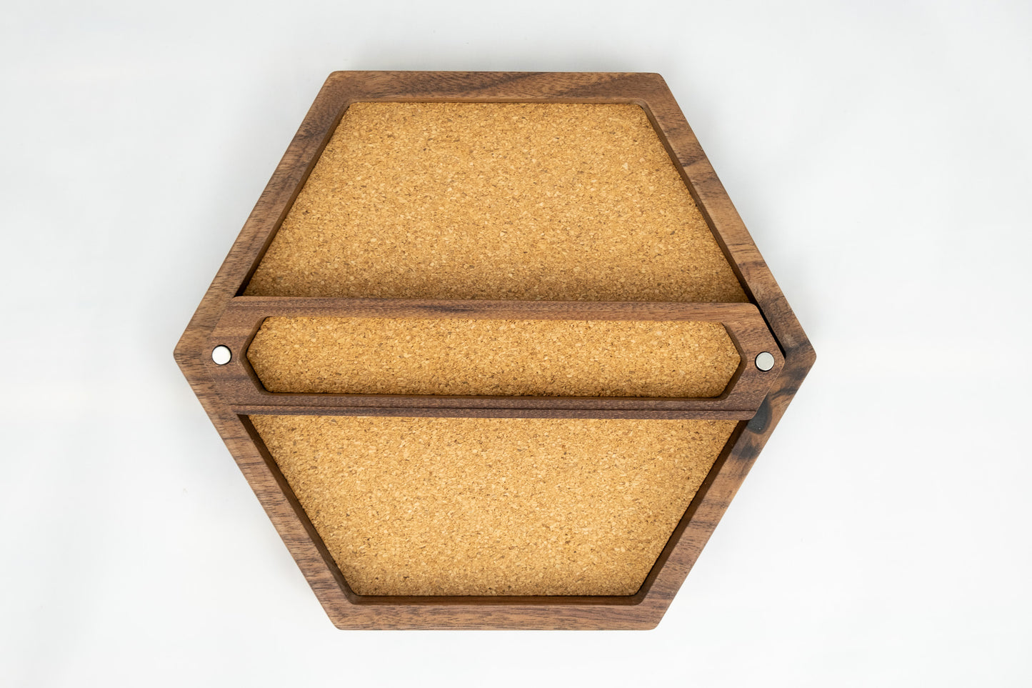 Premium Hexagon DnD Dice Tray and Dice Box Set