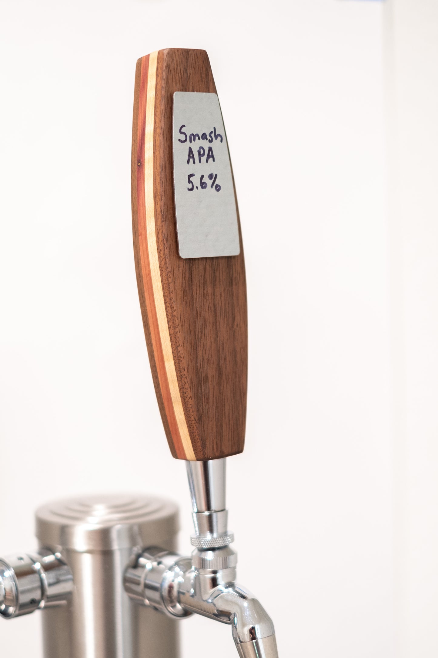 Beer Tap Handle with Interchangeable Sing Plates